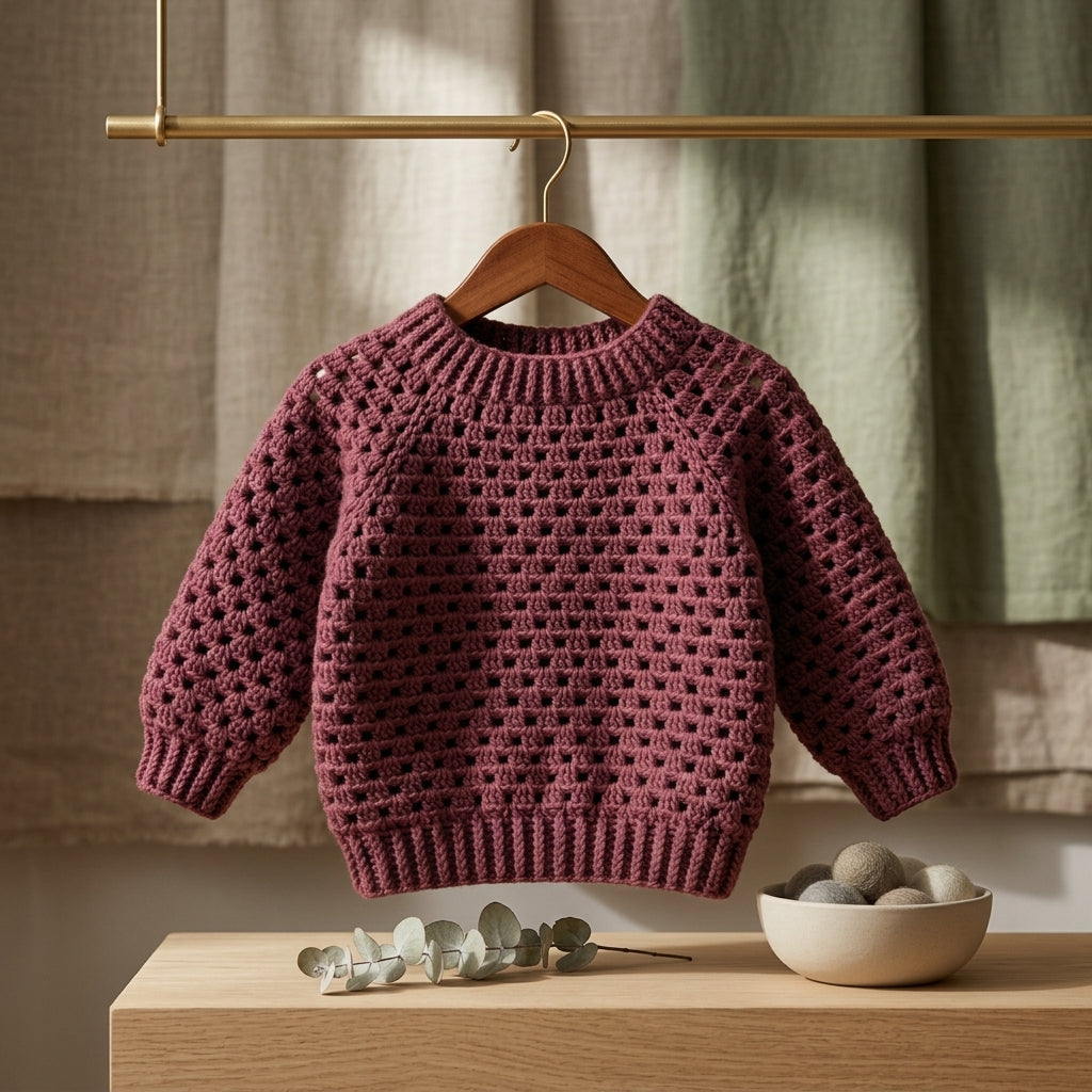 Raglan Baby Cardigan Raglan v3 | Crochet Pattern PDF