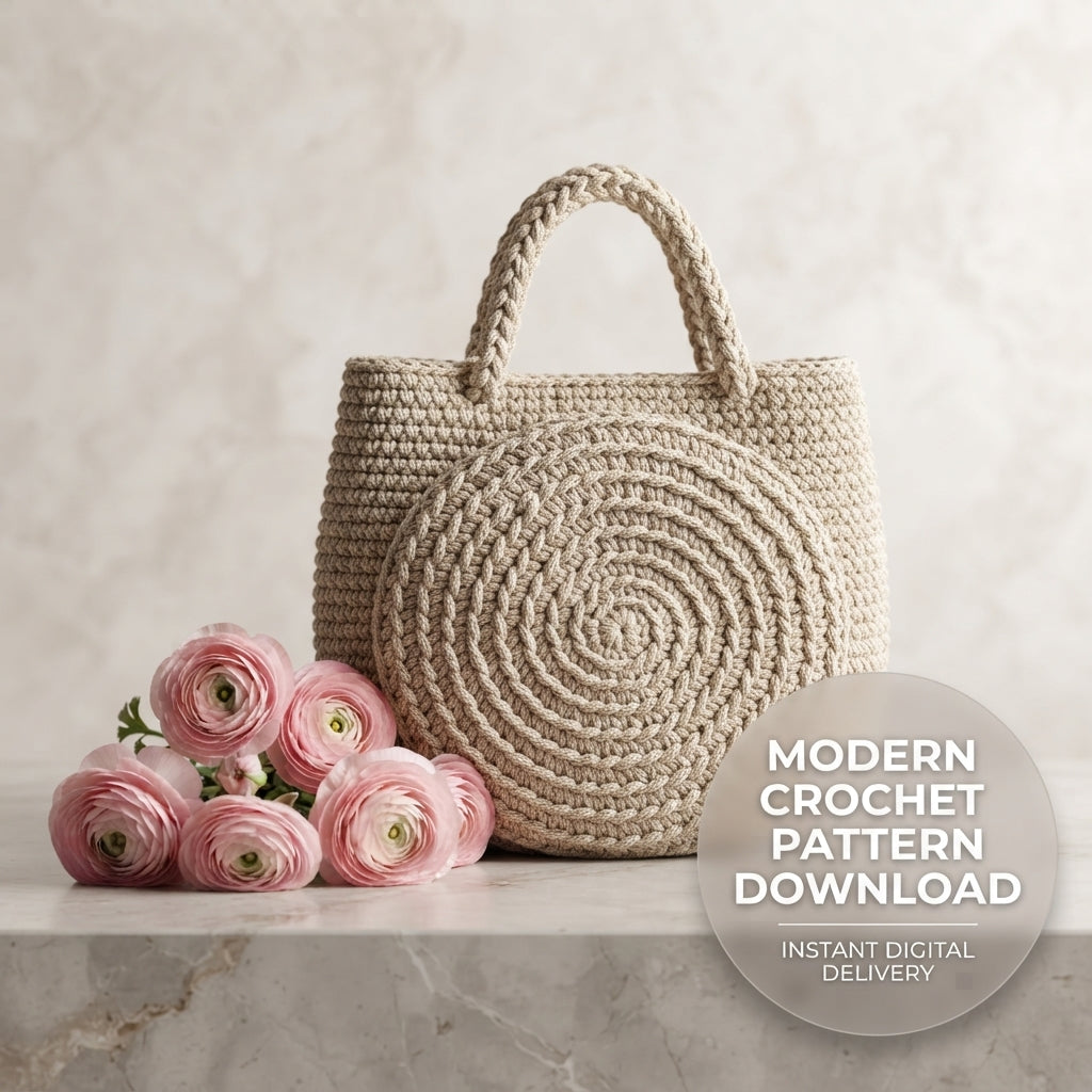 Handbag Tote V3 | Crochet Pattern PDF
