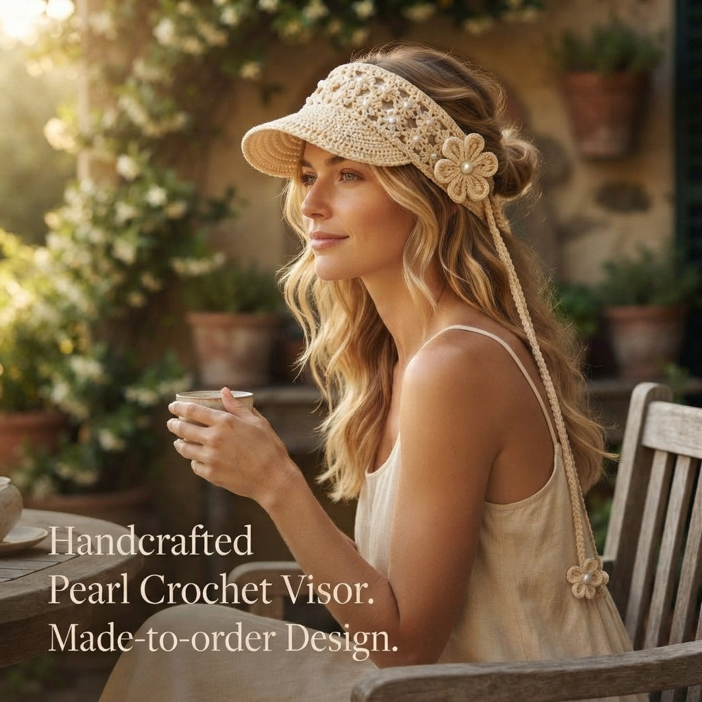 Trendy Sun Visor | Crochet Visor Pattern — Design 11