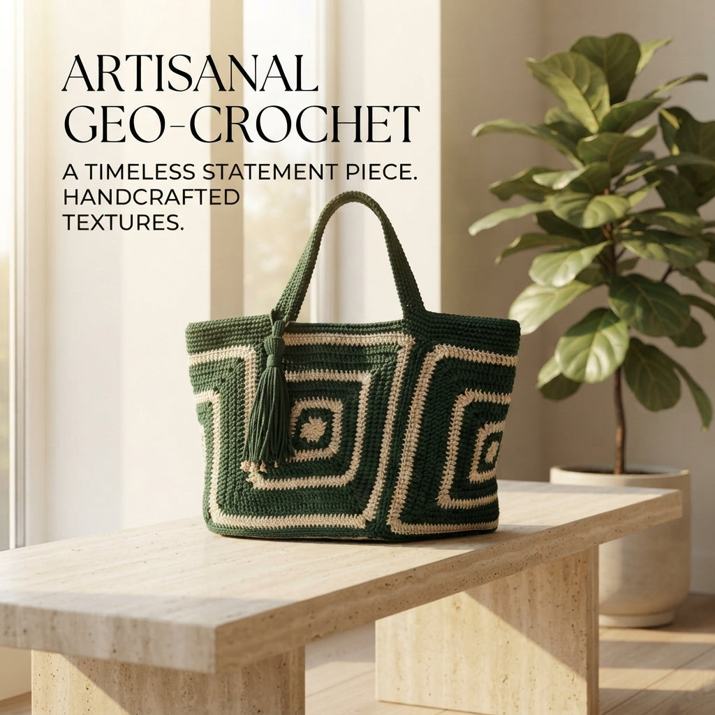 Granny Square Purse Tote V2 | Crochet Pattern PDF