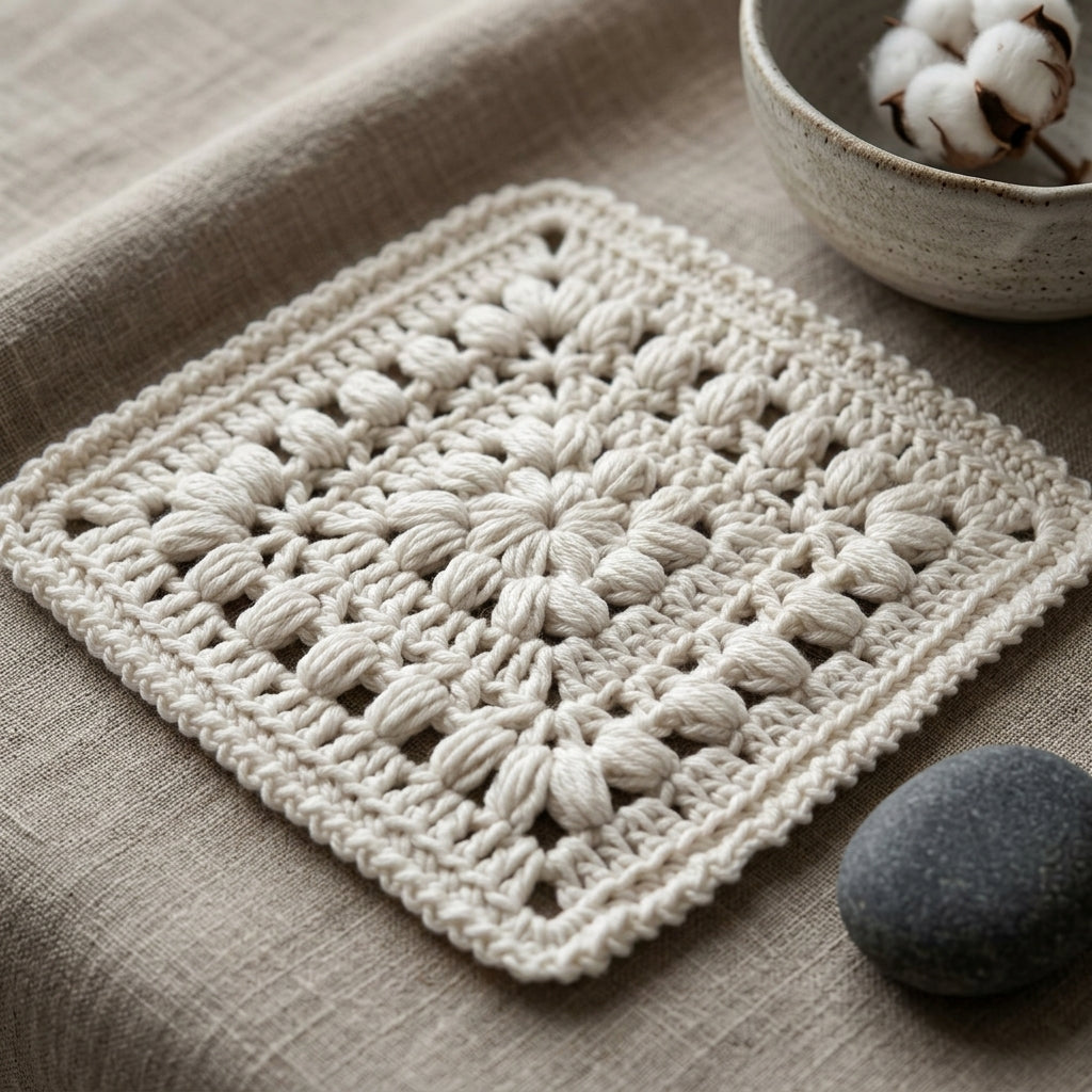 Floral Boho Triangle Kerchief | Beginner Crochet Pattern PDF
