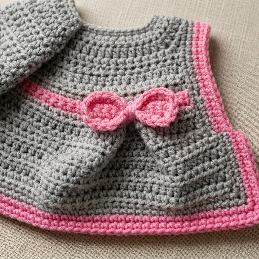 Sweater Coat Shawna Baby Sweater | Crochet Pattern PDF