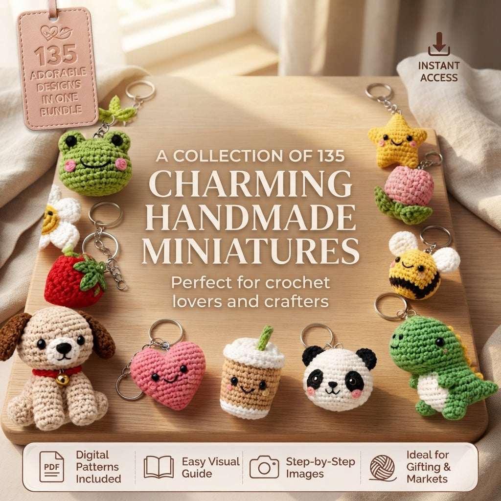 Complete Keychain Library | 135+ Crochet Patterns