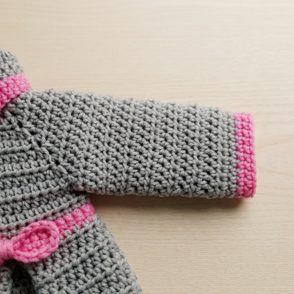 Sweater Coat Shawna Baby Sweater | Crochet Pattern PDF