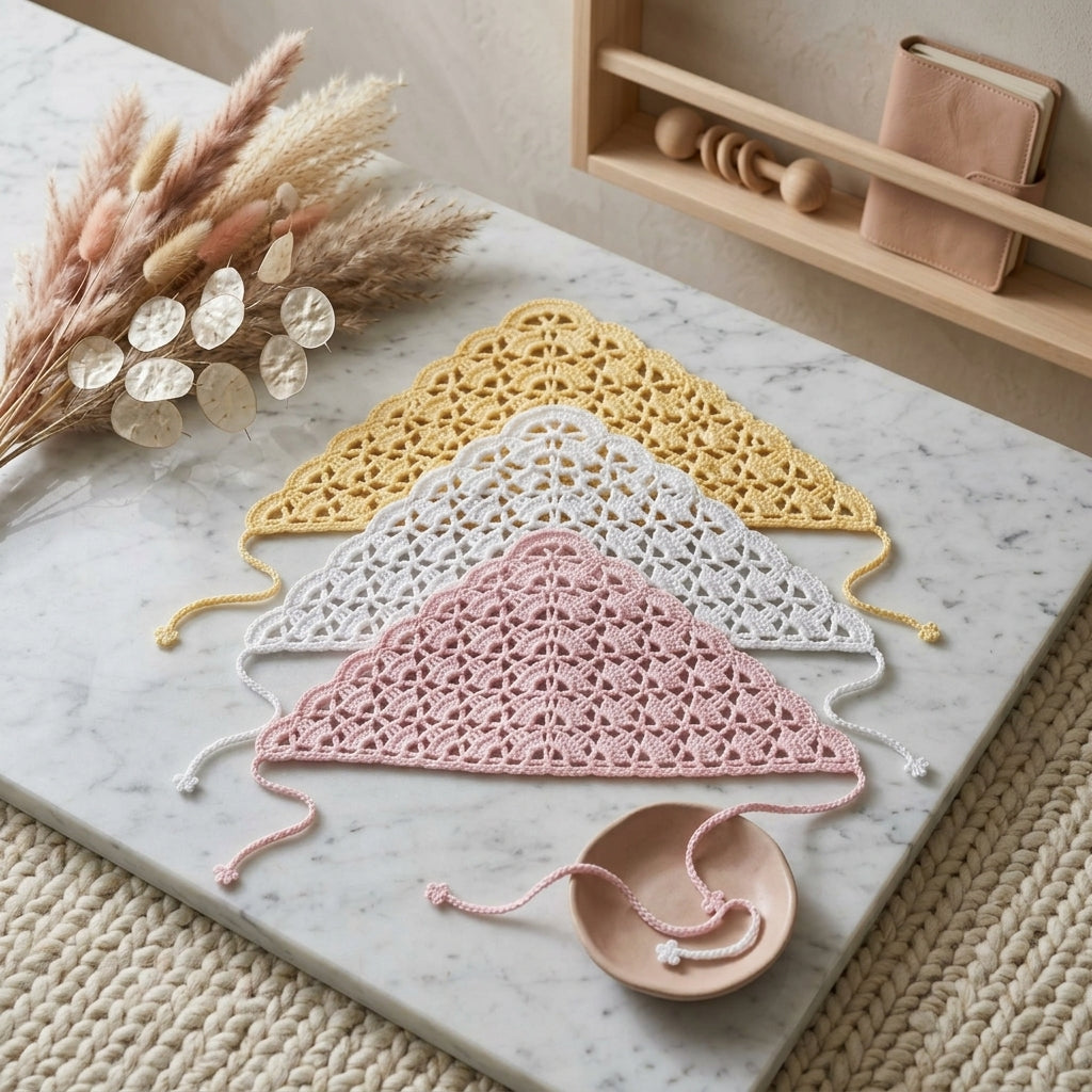 Baby Crochet Headscarf | Beginner Crochet Pattern PDF
