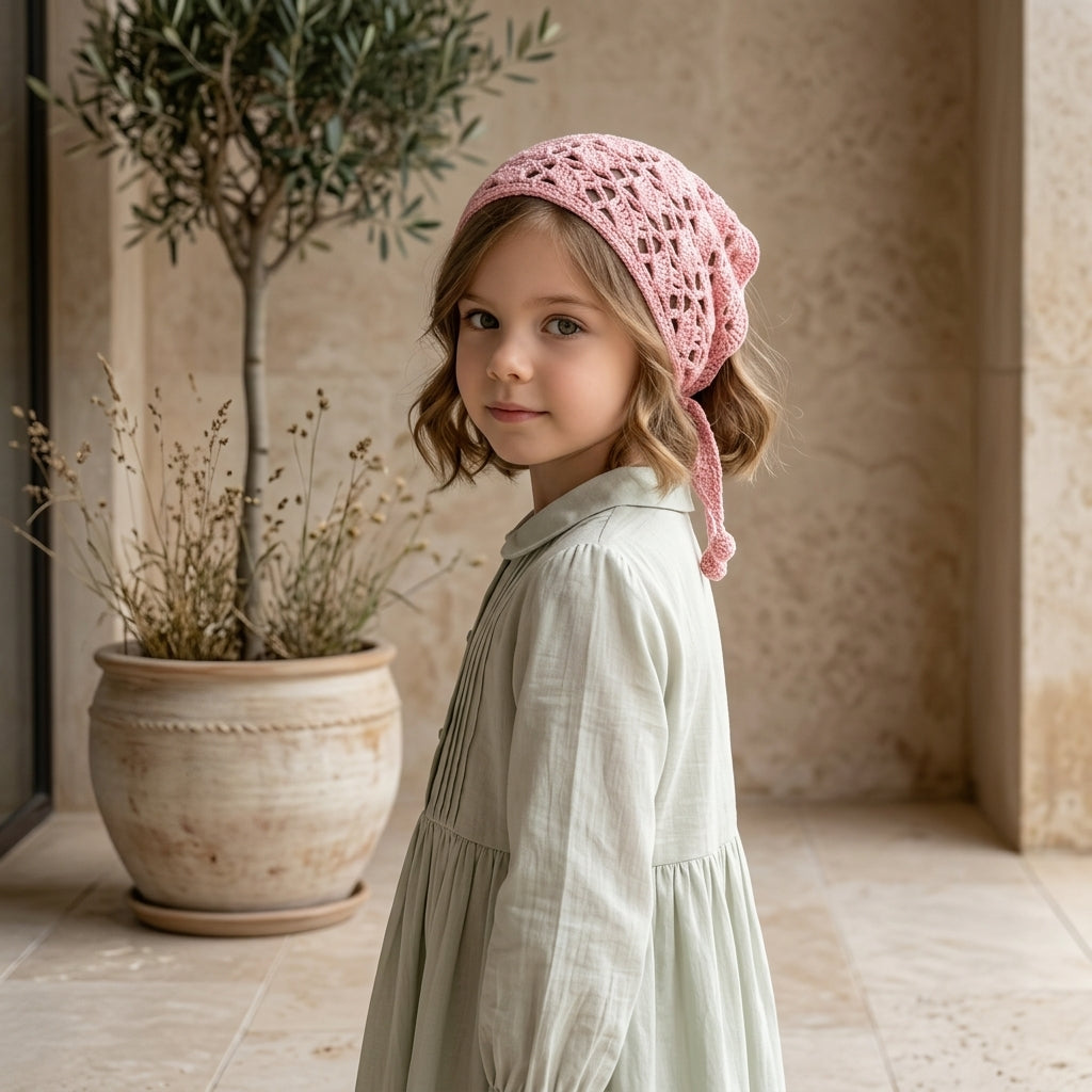 Baby Crochet Headscarf | Beginner Crochet Pattern PDF