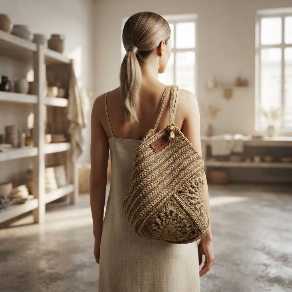 Granny Square Granny Square Beach Bag | Crochet Pattern PDF