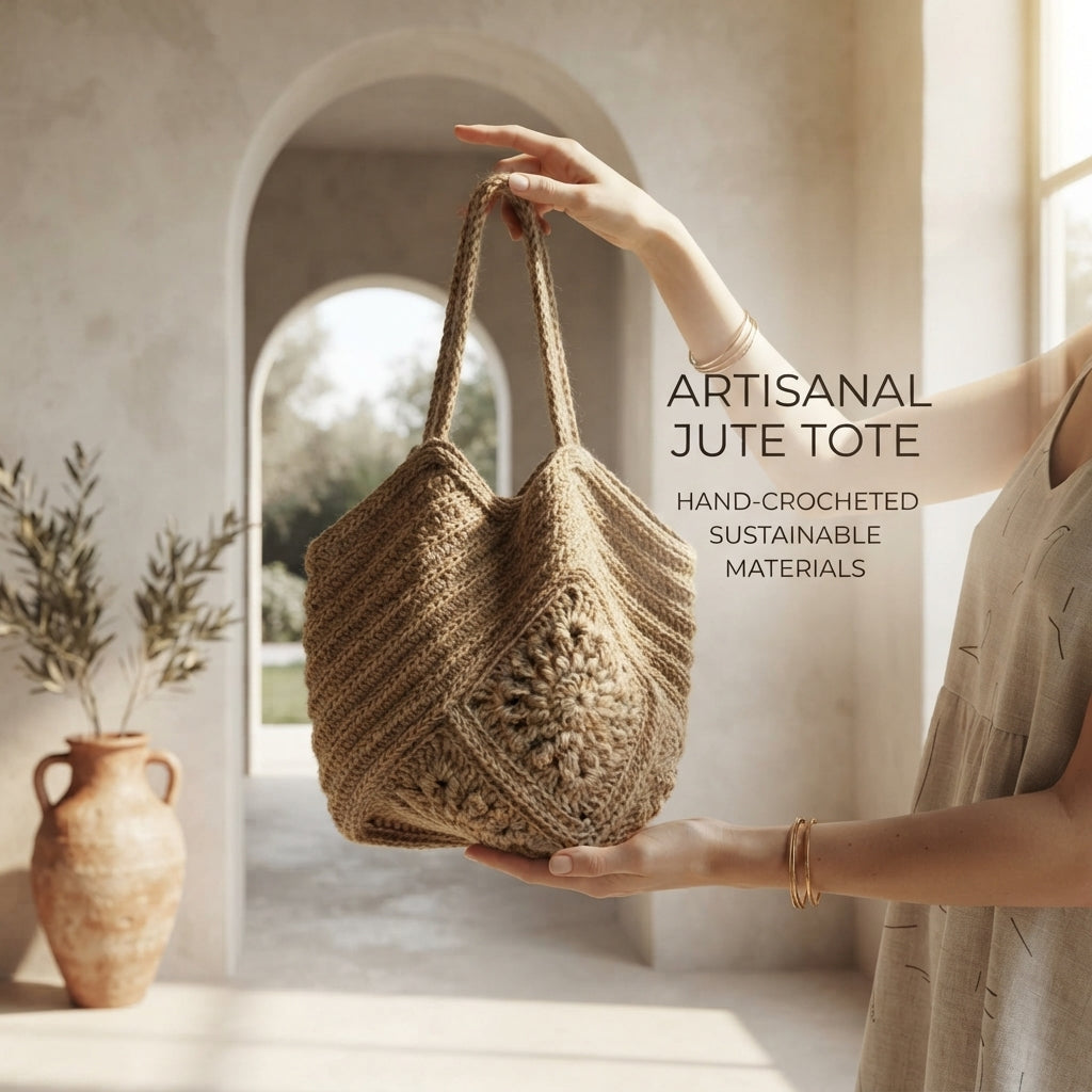 Granny Square Granny Square Beach Bag | Crochet Pattern PDF