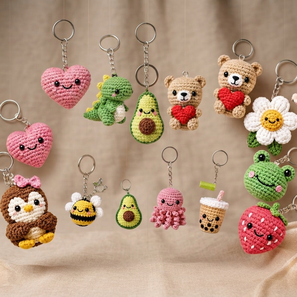 Complete Keychain Library | 135+ Crochet Patterns