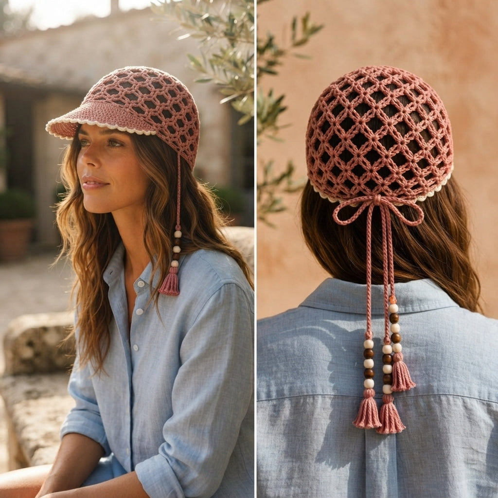 Elegant Sun Hat | Crochet Pattern PDF — Design 2
