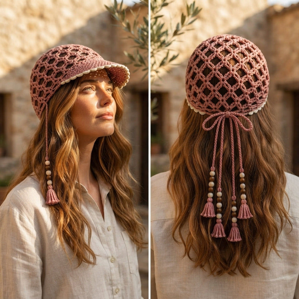 Elegant Sun Hat | Crochet Pattern PDF — Design 2
