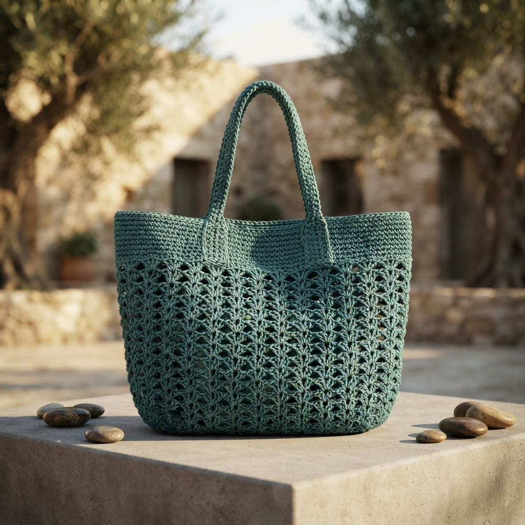 Granny Square Granny Square Beach Bag | Crochet Pattern PDF