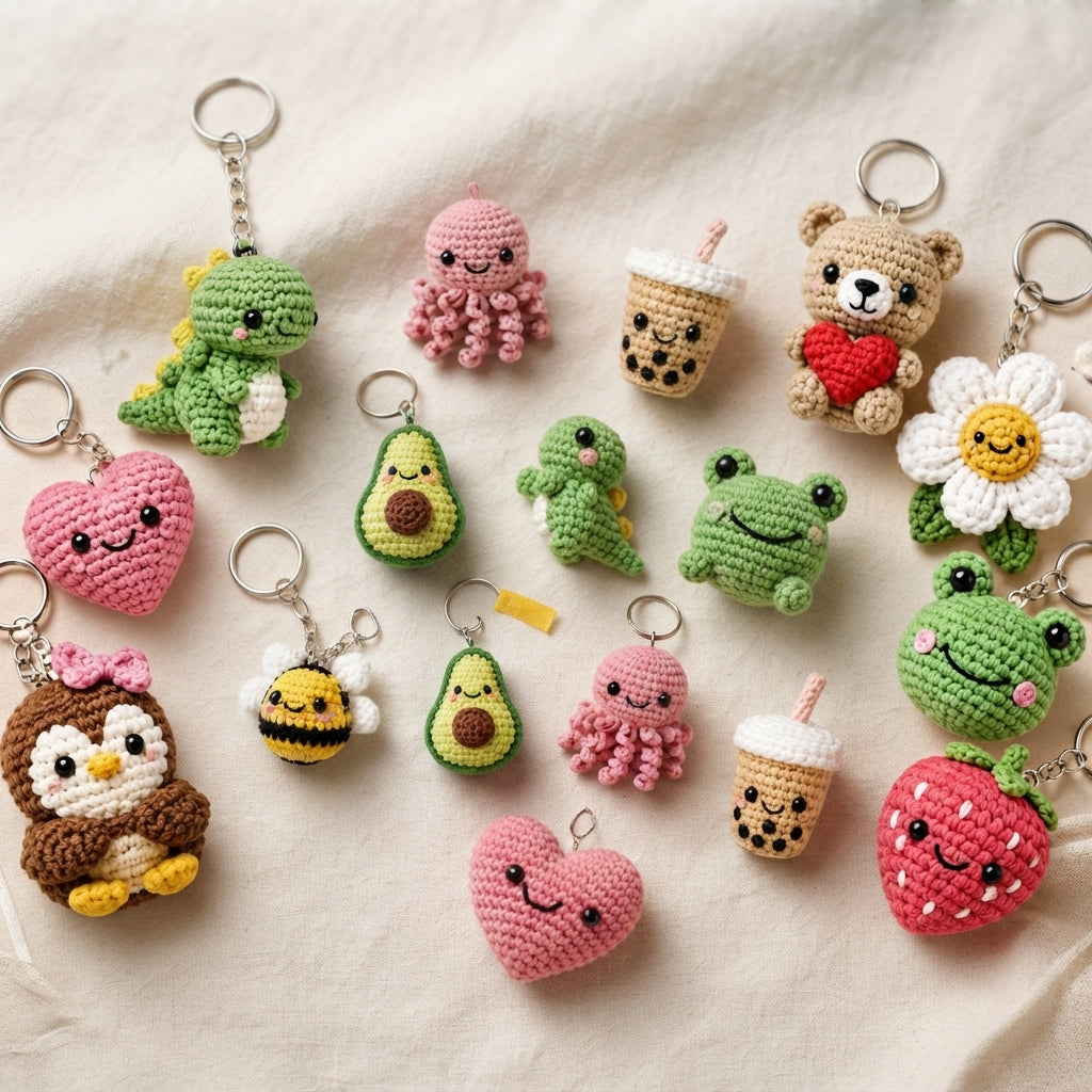 Complete Keychain Library | 135+ Crochet Patterns