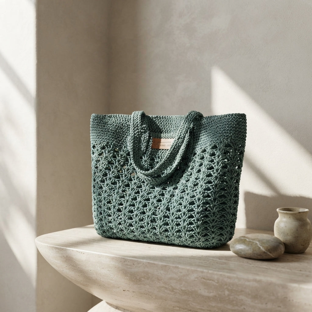 Granny Square Granny Square Beach Bag | Crochet Pattern PDF