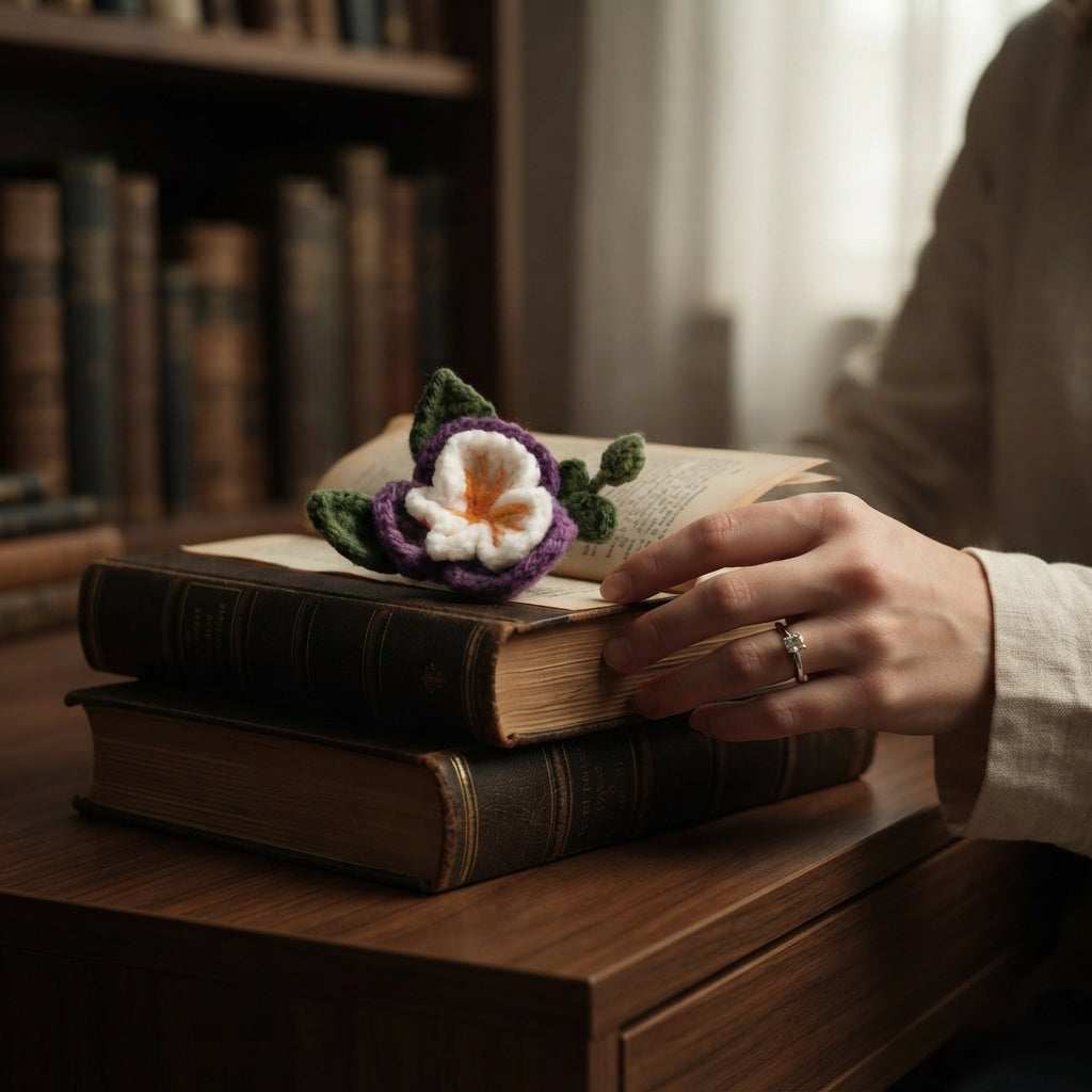 Gorgeous Flower Bag Charm | Crochet PDF Pattern