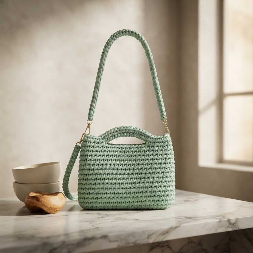 Crossbody Purse Shoulder Bag | Crochet Pattern PDF