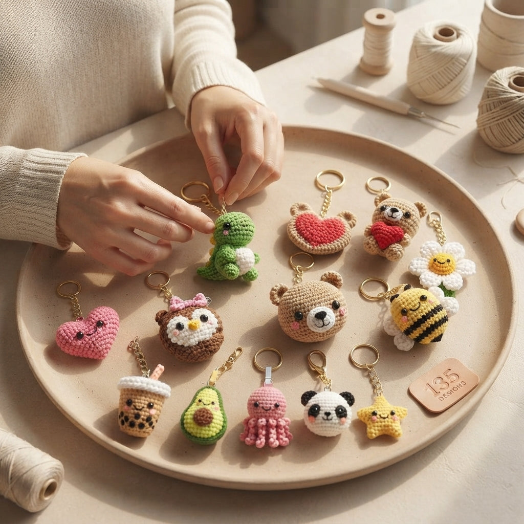 Complete Keychain Library | 135+ Crochet Patterns