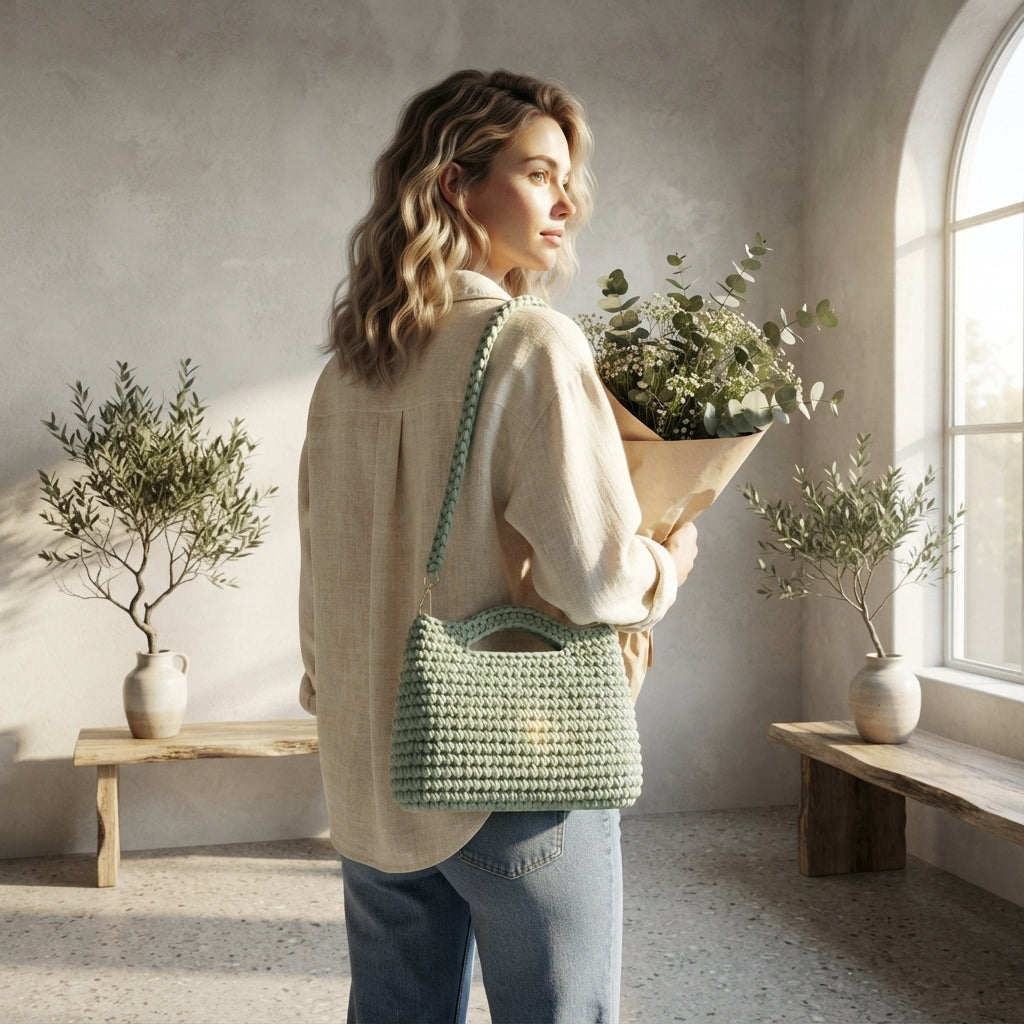 Crossbody Purse Shoulder Bag | Crochet Pattern PDF