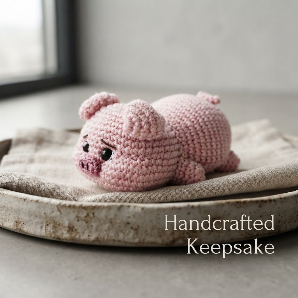 Enchanting Pig Keyring | Amigurumi Guide PDF