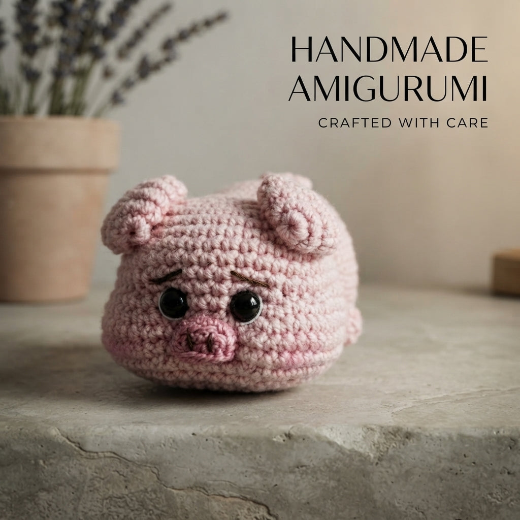 Enchanting Pig Keyring | Amigurumi Guide PDF