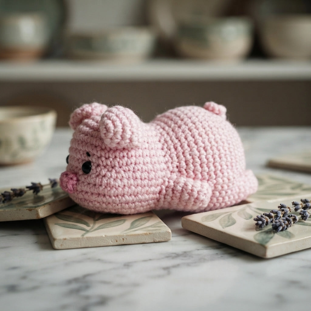 Enchanting Pig Keyring | Amigurumi Guide PDF