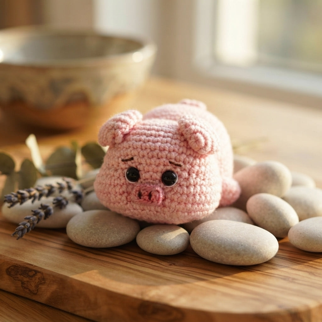 Enchanting Pig Keyring | Amigurumi Guide PDF