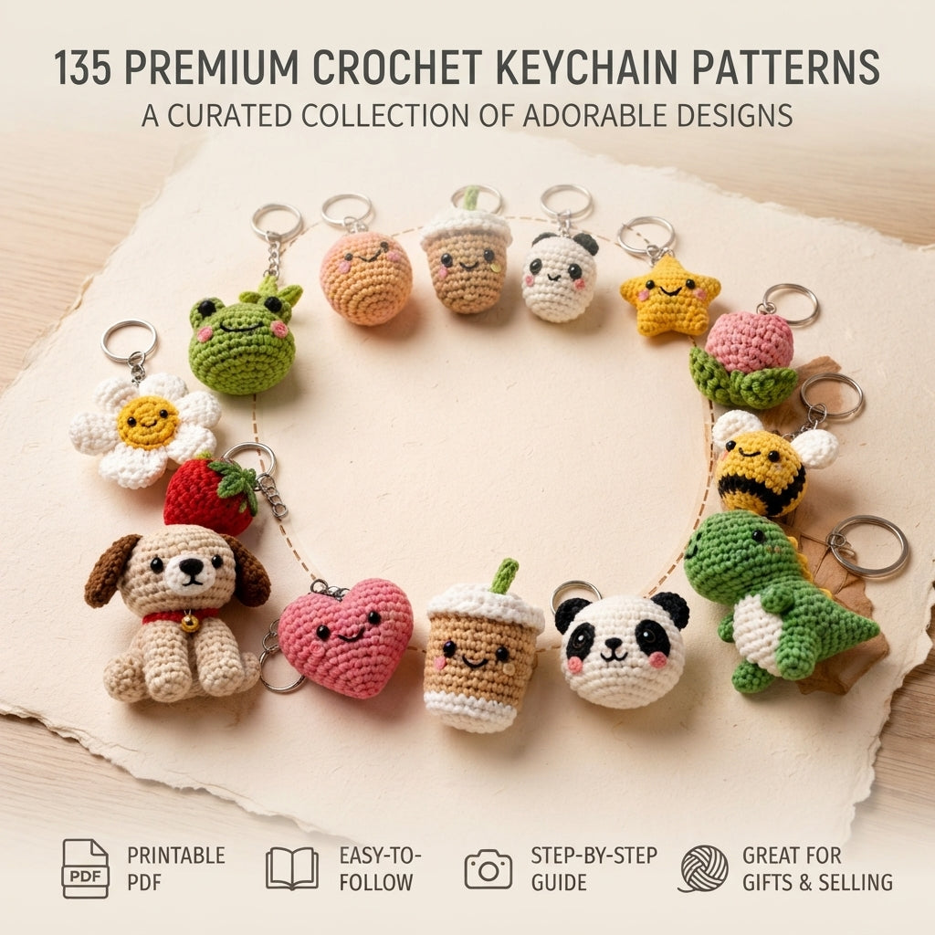 Complete Keychain Library | 135+ Crochet Patterns