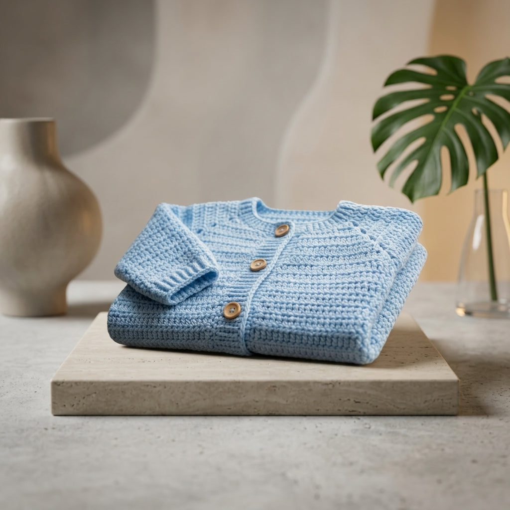 Cardigan Beginner Sweater Baby Cardigan | Crochet Pattern PDF