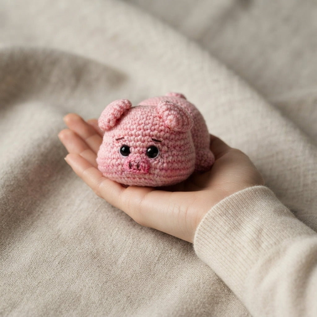 Enchanting Pig Keyring | Amigurumi Guide PDF