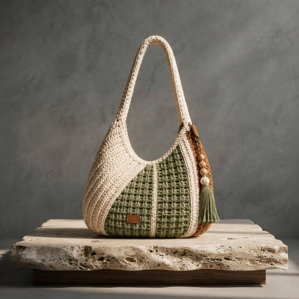 Shoulder Bag Boho Tote V6 | Crochet Pattern PDF