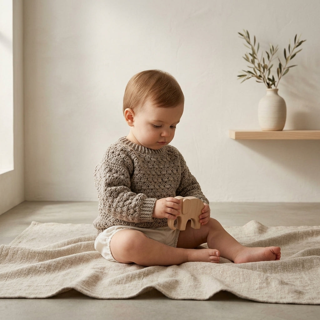 Granny Square Baby Pullover Granny Square v2 | Crochet Pattern PDF