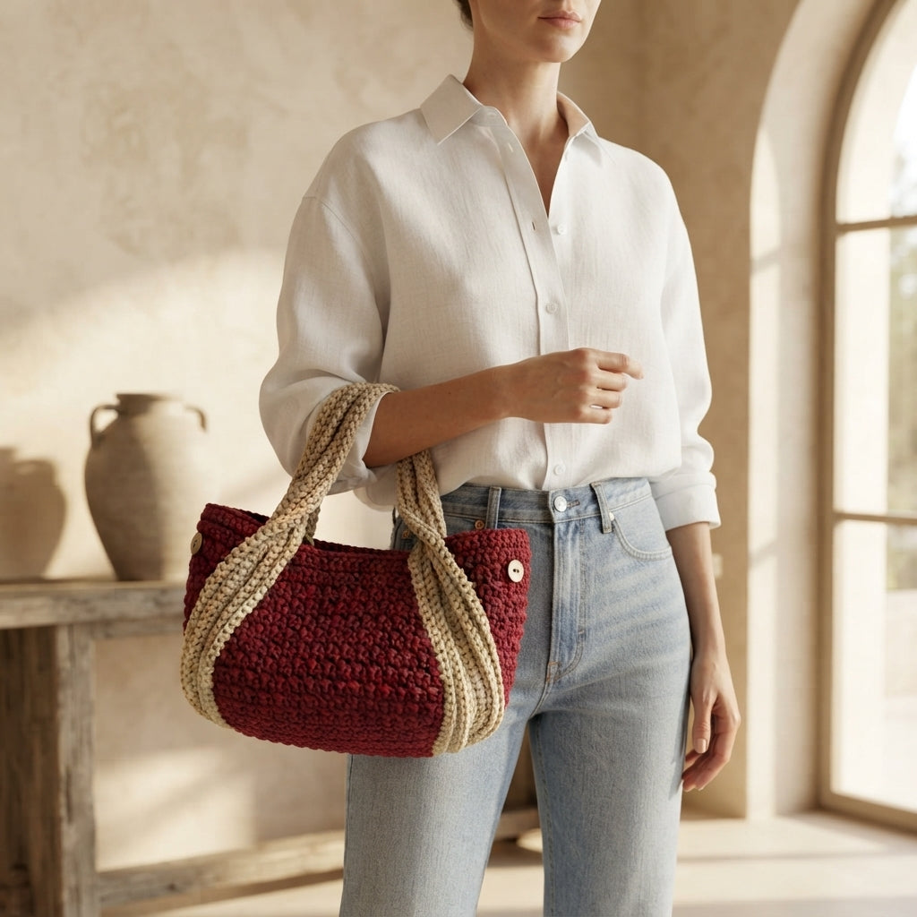 Purse Handbag Beach Bag V5 | Crochet Pattern PDF