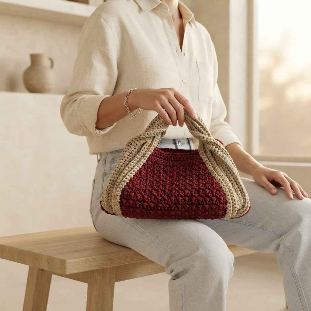 Purse Handbag Beach Bag V5 | Crochet Pattern PDF