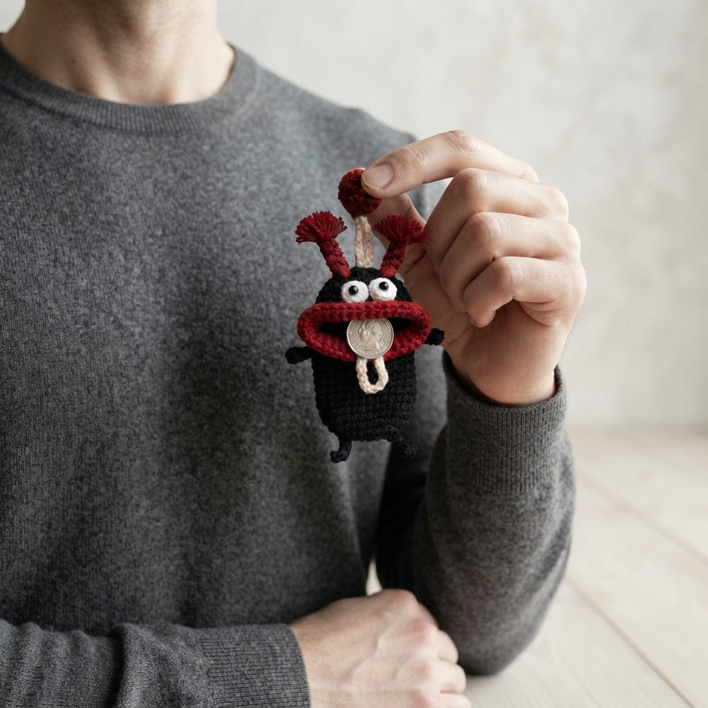 Adorable Keychain Charm Keychain | Crochet Pattern PDF