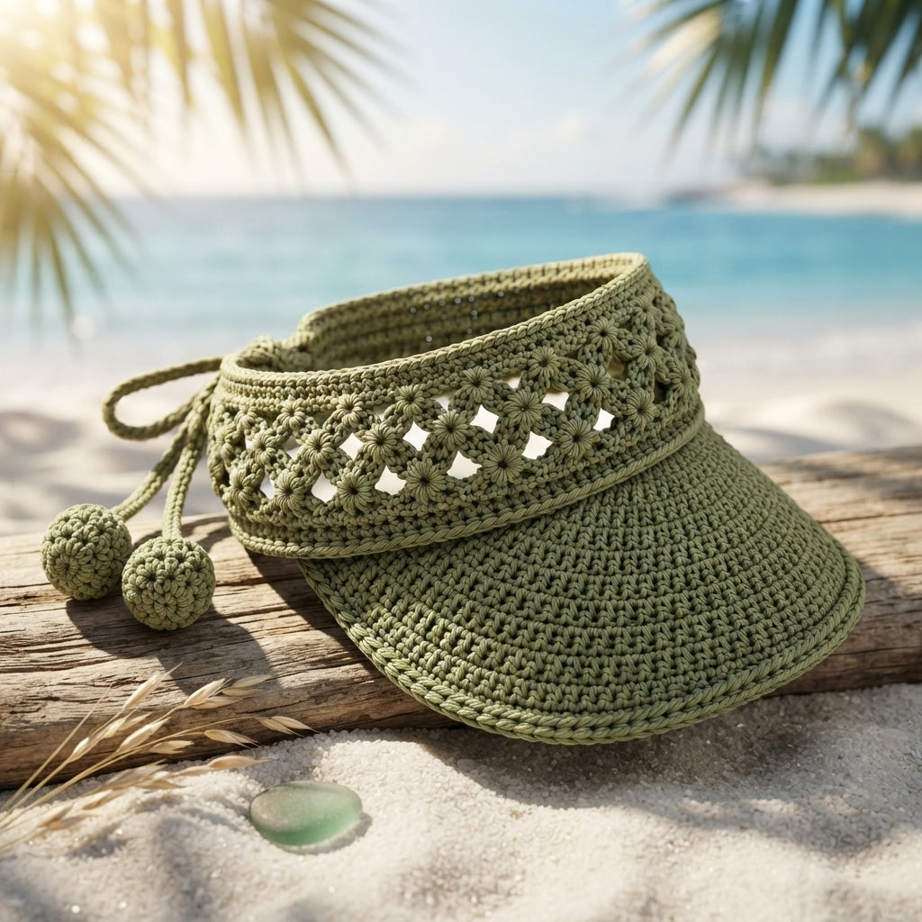 Classic Sun Visor | Crochet Pattern Download