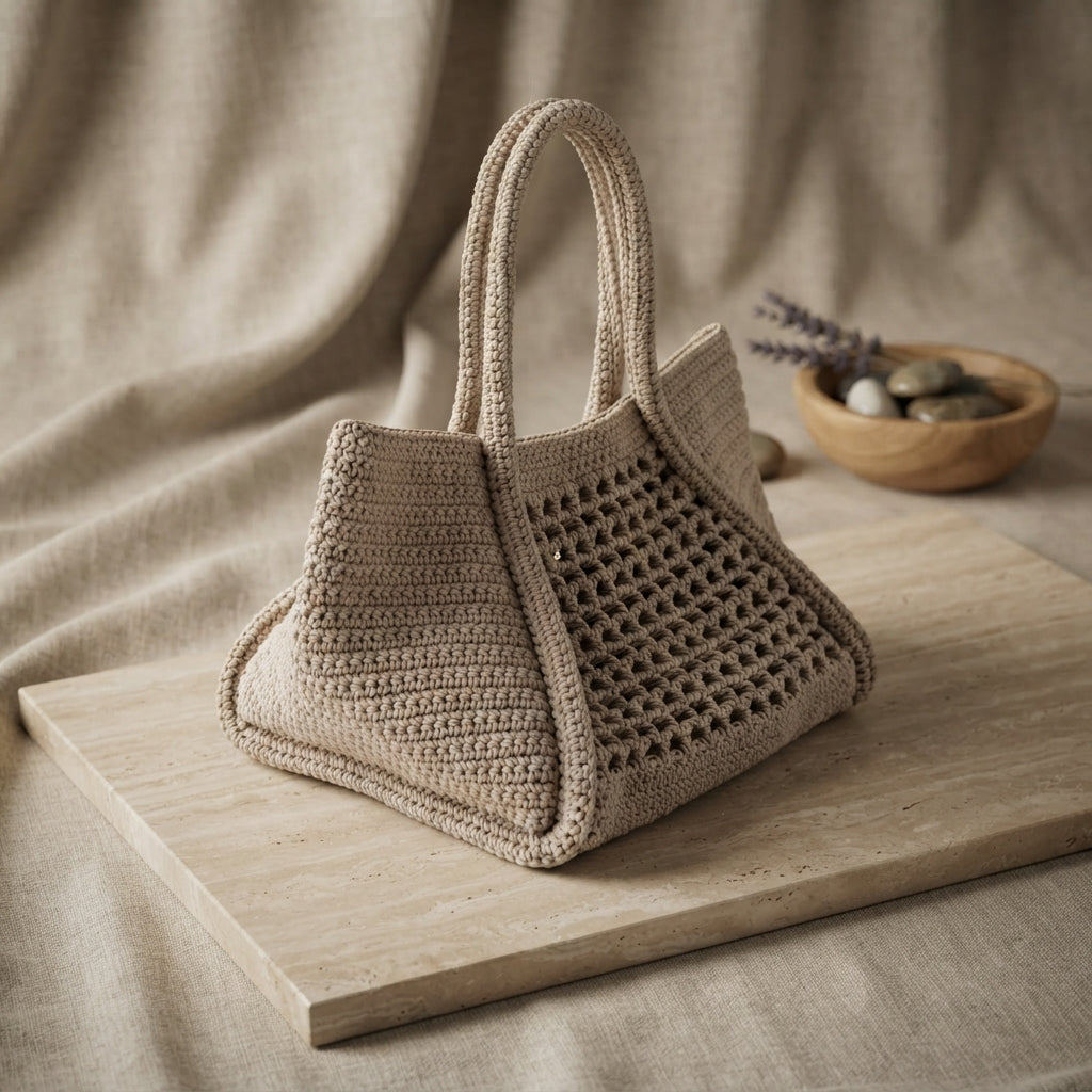 Purse Handbag Tote V5 | Crochet Pattern PDF