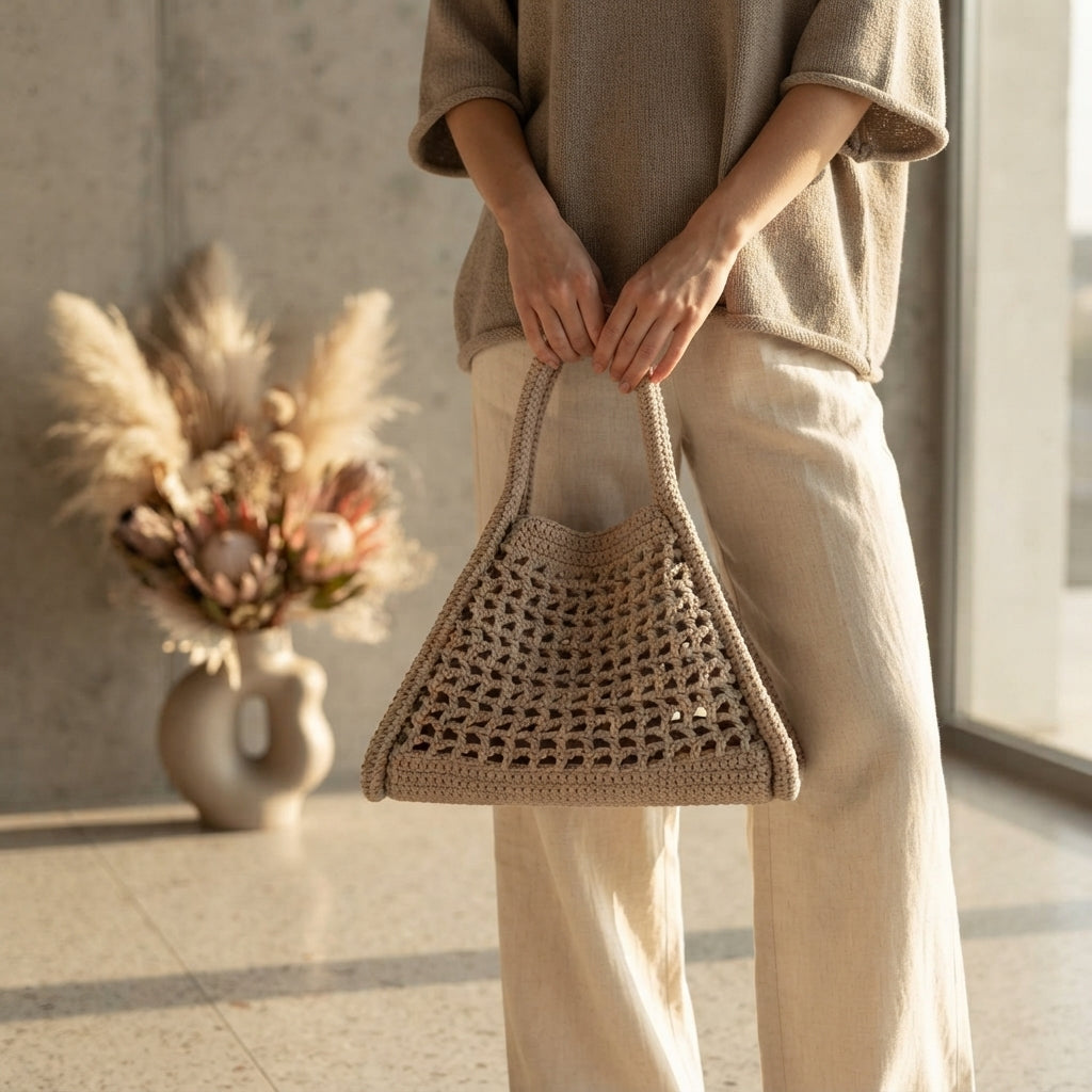 Purse Handbag Tote V5 | Crochet Pattern PDF