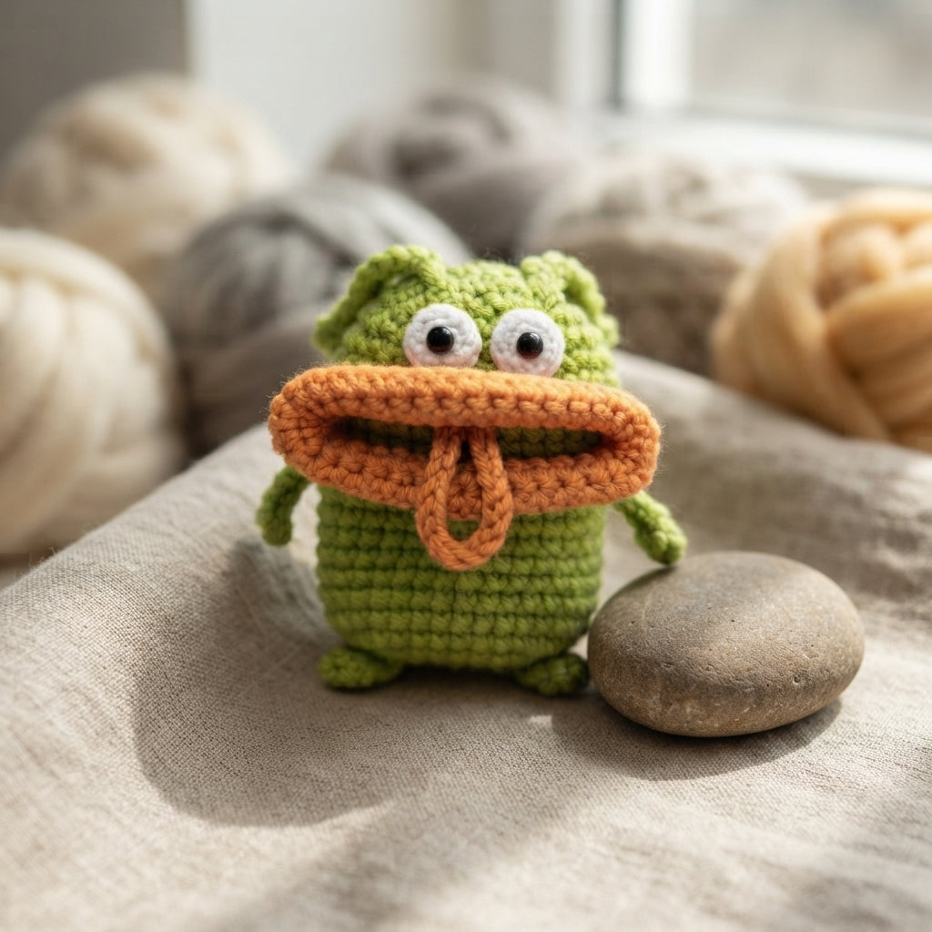 Adorable Keychain Charm Keychain | Crochet Pattern PDF