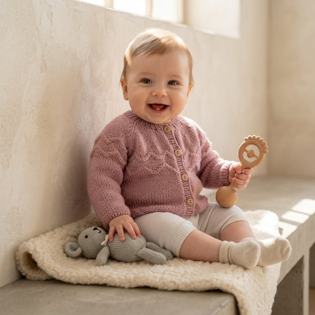 Cardigan Knitting Newborn Baby Cardigan | Crochet Pattern PDF
