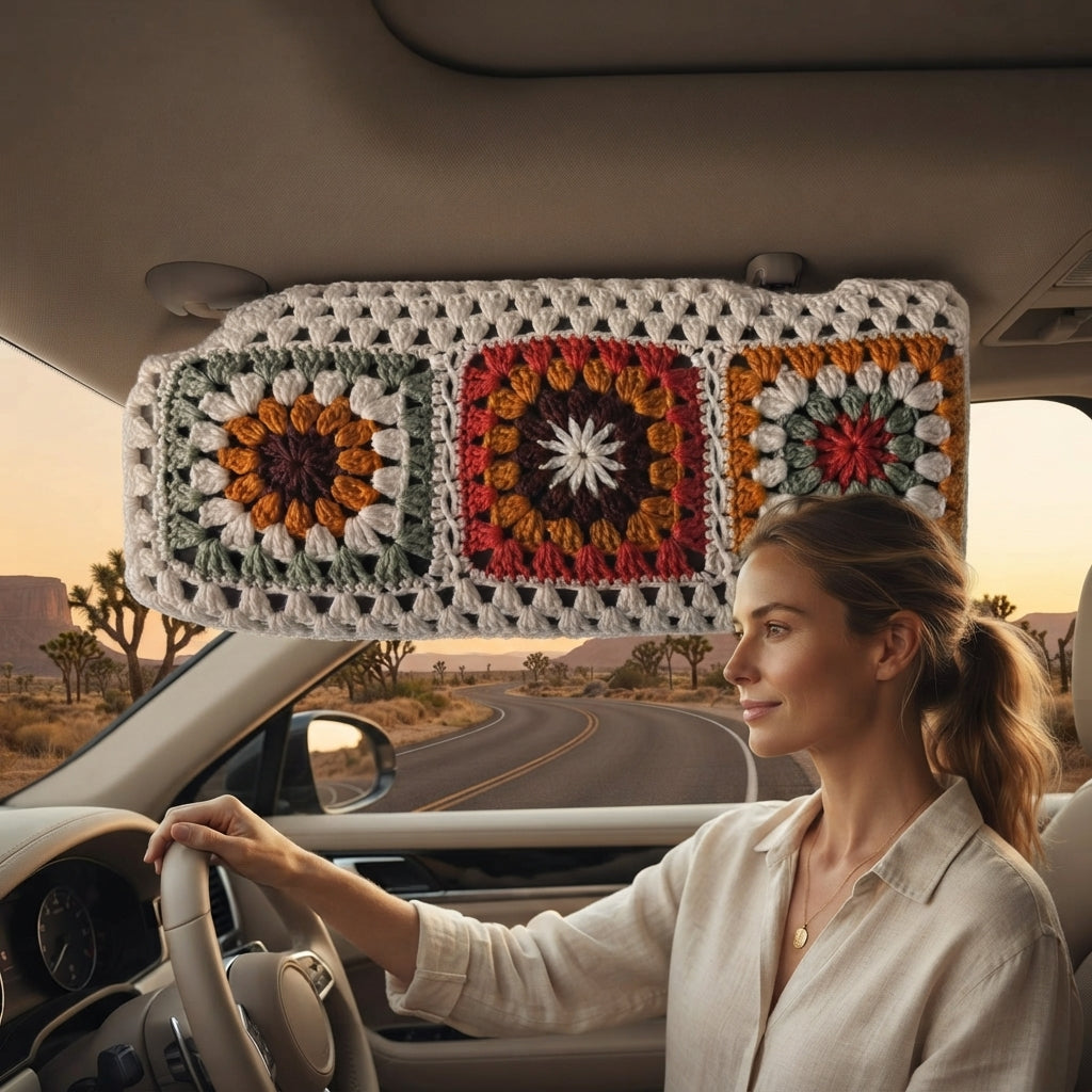 Trendy Sun Visor | Crochet Visor Pattern — Design 12