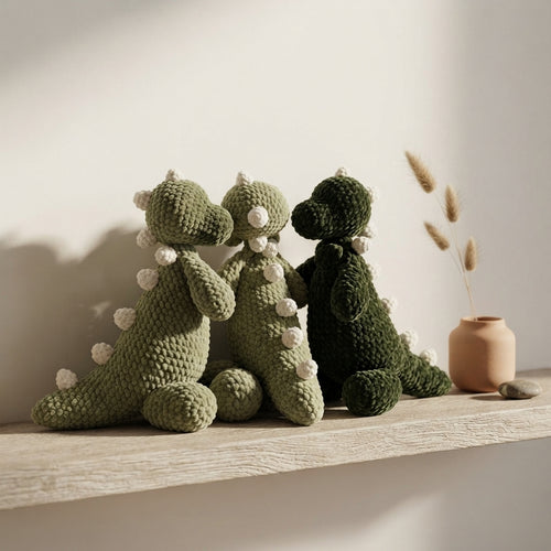 Adorable Amigurumi Dinosaur | Crochet Pattern Download