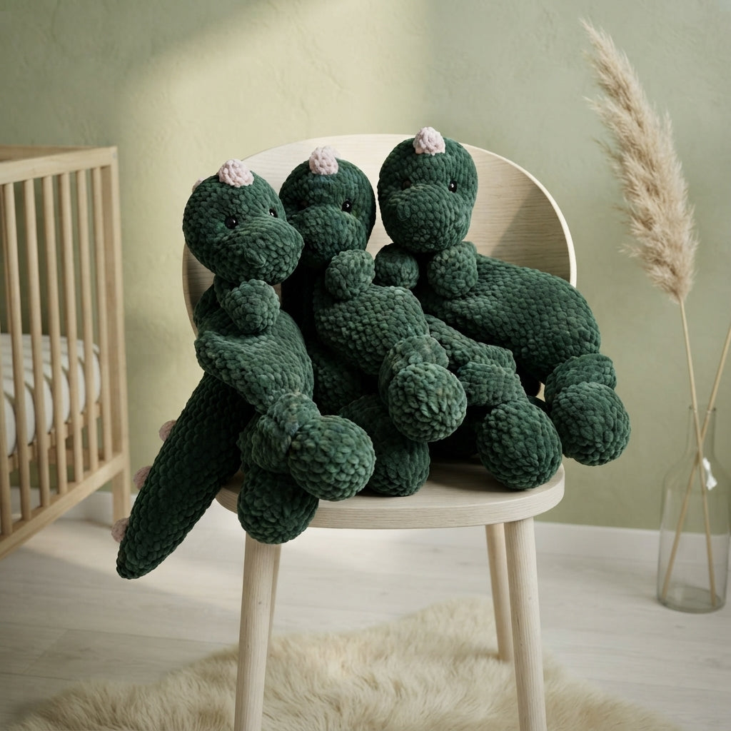 Adorable Amigurumi Dinosaur | Crochet Pattern Download