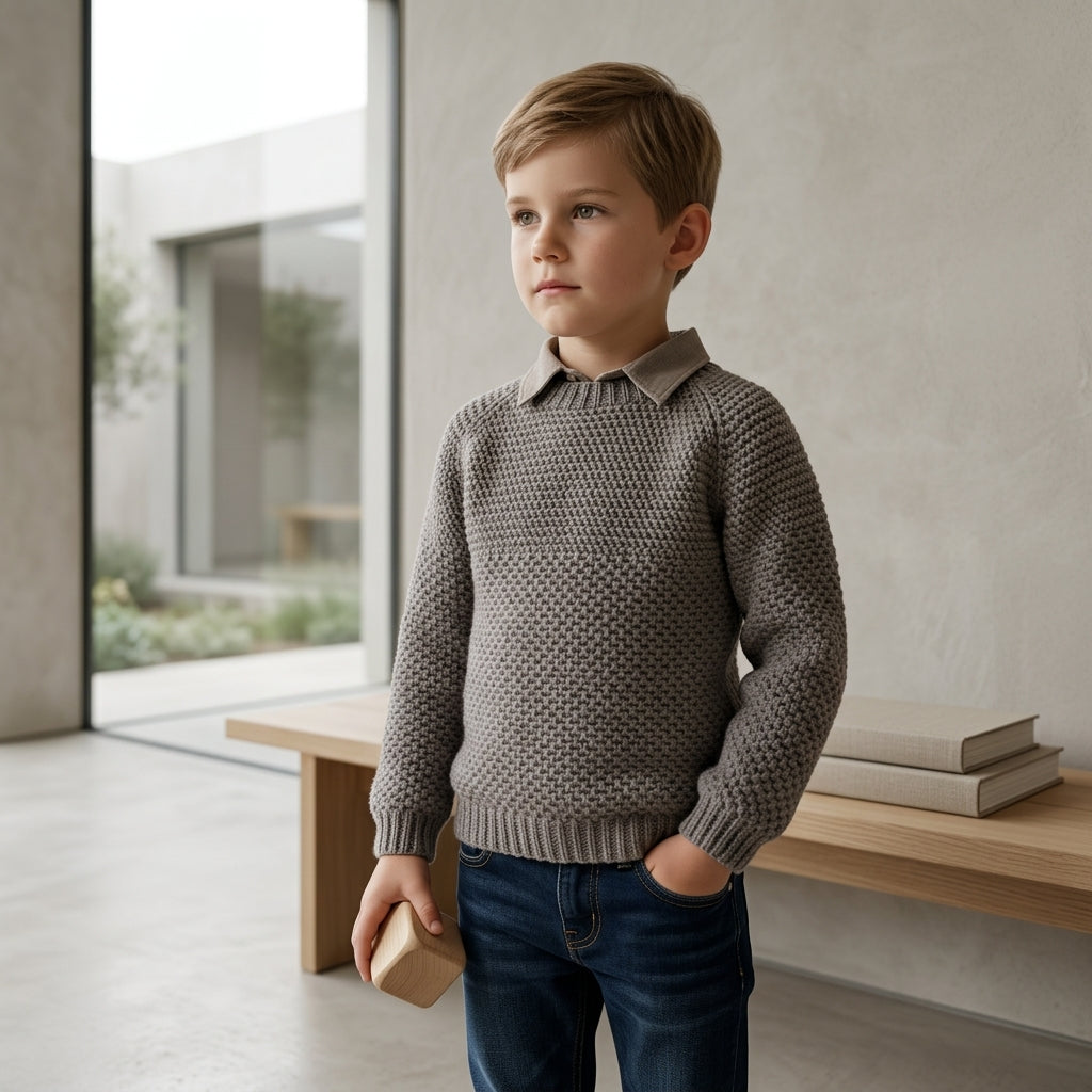 Raglan Baby Sweater Seamless v3 | Crochet Pattern PDF