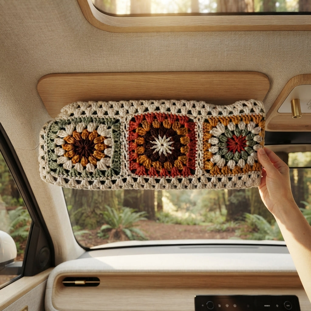 Trendy Sun Visor | Crochet Visor Pattern — Design 12