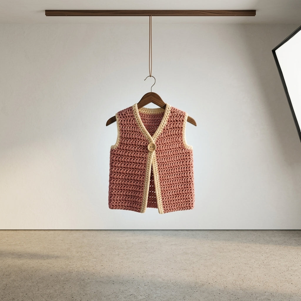 Vest Toddler Vest Baby Cardigan | Crochet Pattern PDF