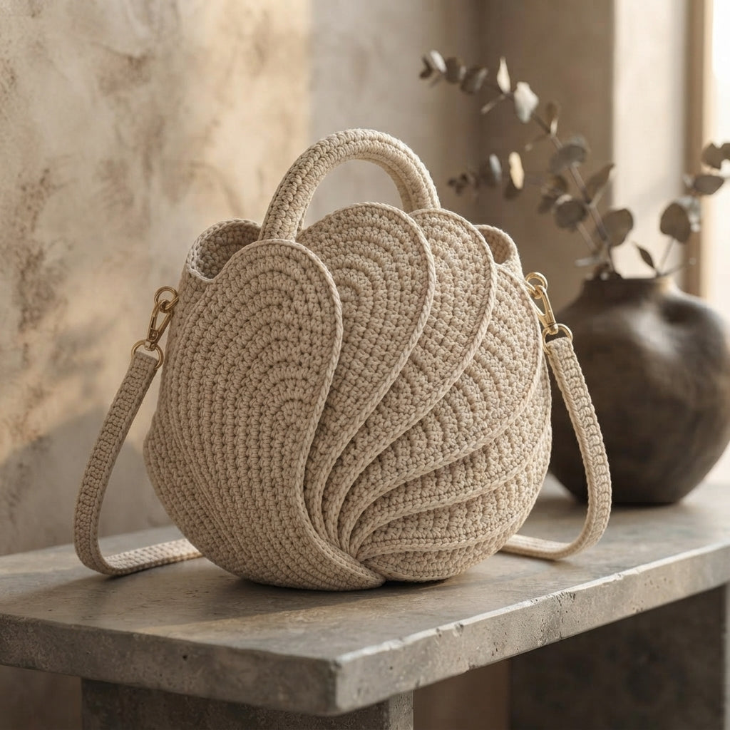 Bundle Sculptural Handbag | Crochet Pattern PDF