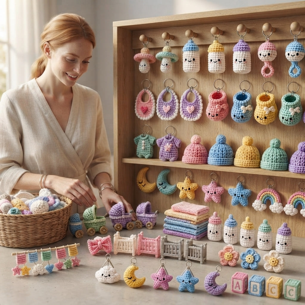 Premium 47+ Mini Charms | Amigurumi Pattern Pack