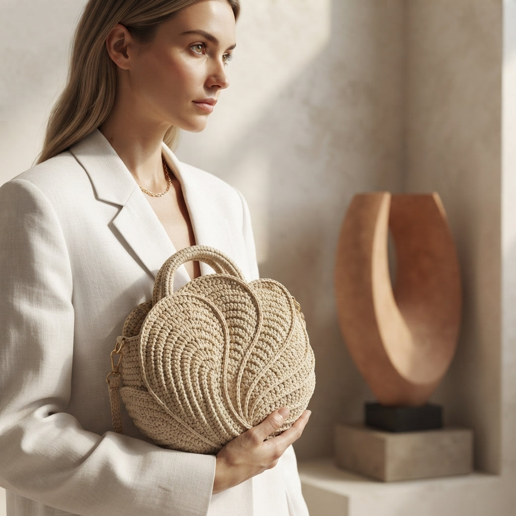 Bundle Sculptural Handbag | Crochet Pattern PDF