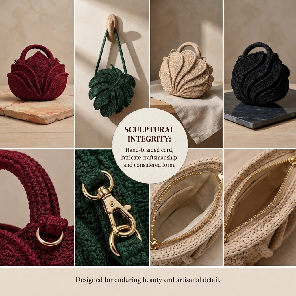Bundle Sculptural Handbag | Crochet Pattern PDF