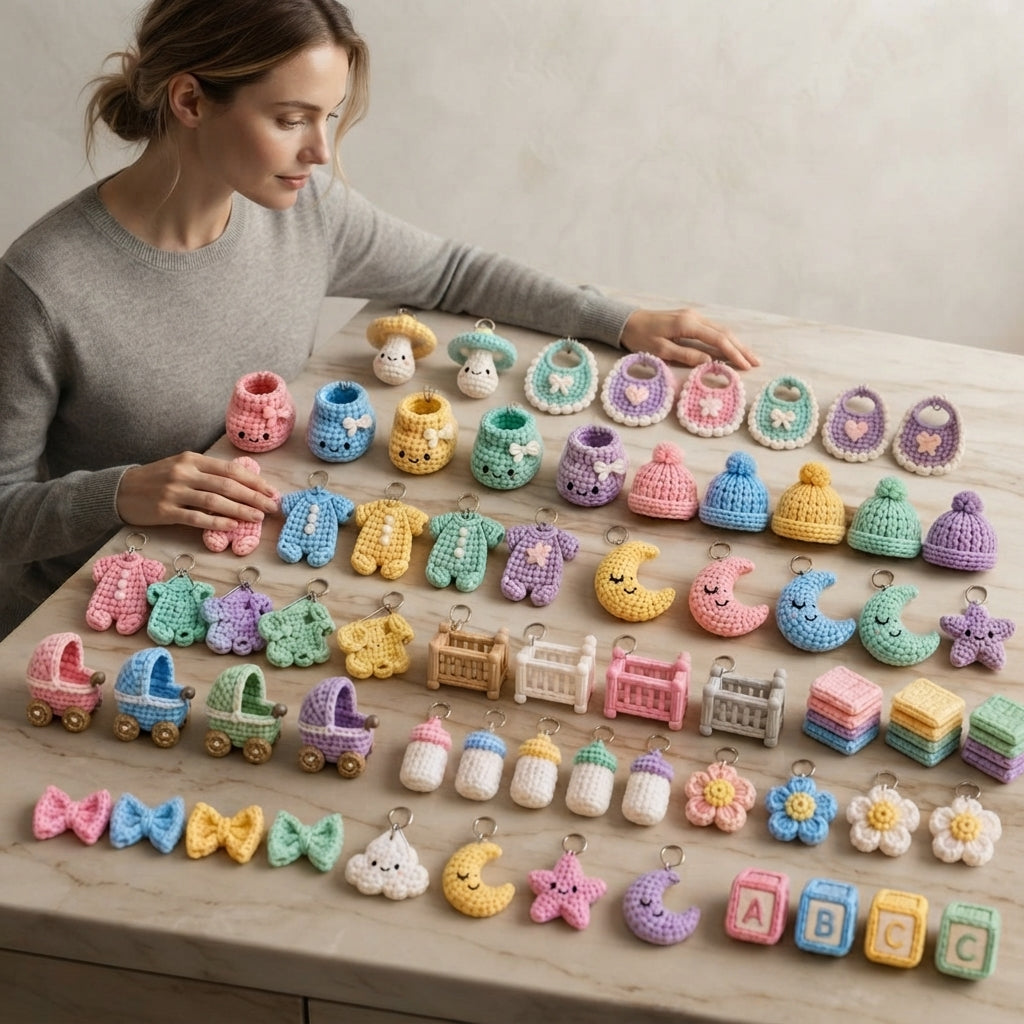 Premium 47+ Mini Charms | Amigurumi Pattern Pack